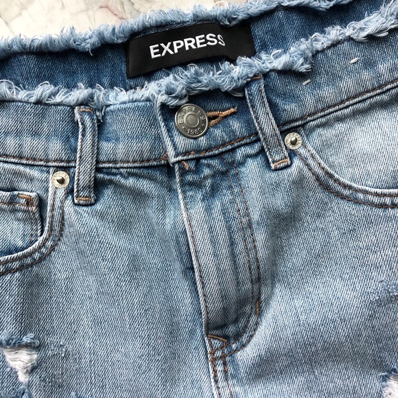 Express Demin Skirt - Picture 2 of 4